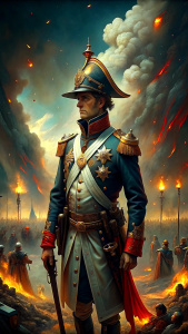  Napoleon Bonaparte, a dominant figure in early 19th-century Europe, conquered the continent with his strategic prowess. At the Battle of Austerlitz, he achieved victory by outmaneuvering enemy armies.