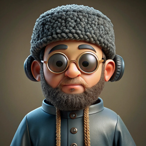 DJ, Azerbaijani, midget, hat, scammer, black beard