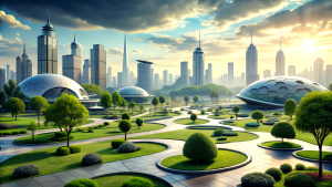 futuristic park