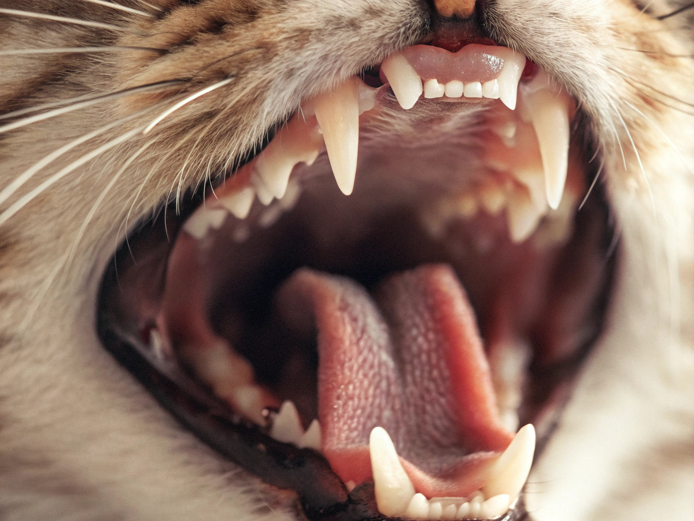 Cat's mouth