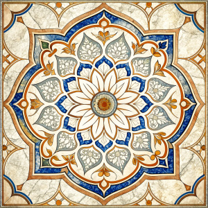 Ceramic tile India white background