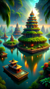 Floating Gardens: The Aztecs built intricate floating gardens called chinampas on the shallow waters of Lake Texcoco. These gardens were made by layering soil, reeds, and mud to create fertile plots for agriculture. This innovative farming technique allowed the Aztecs to sustain a large population in their capital city, Tenochtitlan.