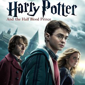 Official DVD cover for Harry Potter and the Half-Blood Prince. Features iconic characters from the magical world.