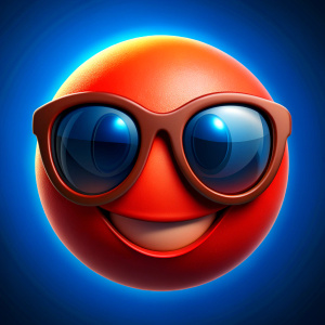  dark glasses emoticon