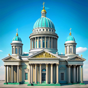kazan cathedral in st petersburg whole