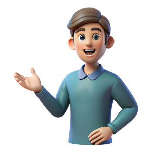 person speaking pose 