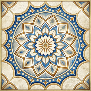 Ceramic tile India white background