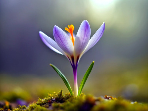 1 Crocus micro shoot