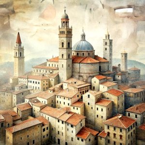 the  old city,
in-the-style,                                  poster-from-the-game hyperrealism, 