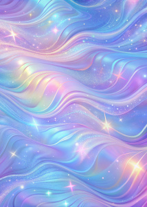 Fondo para una imagen de limpieza con destellos y franjas onduladas en 3 colores pasteles claros