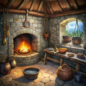 medieval hearth