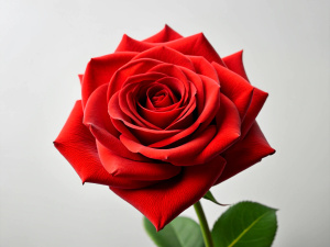 1 bright red rose on a white background
Sharp, high quality images