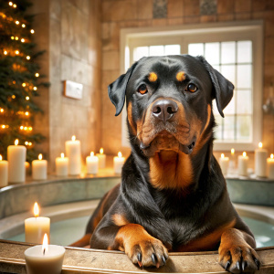 luxury spa for rettweiler