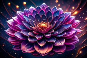 galaxy flower