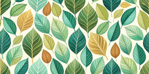 seamless pattern with leaves	