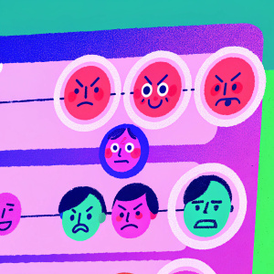 Emoji journey map showcasing user emotions: 😊(download), 🤔(consider), 💡(insight), 🙄(frustration), 😠(anger), 😌(calm), 😍(love)