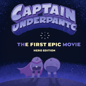Blu-ray release of Captain Underpants: The First Epic Movie. Cover design features colorful, animated characters. Special Hero Edition details.