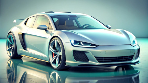 One supercar, new concept, Racing, Rearview, Bugatti and VW Golf style