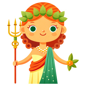 ancient greek goddess persephone, amigurumi, crochet, doll