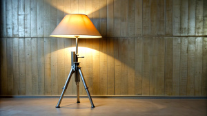 Floor lamp, Gun lamp stand, Philippe Starck style