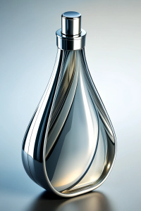 clean minimal futuristic tequila bottle