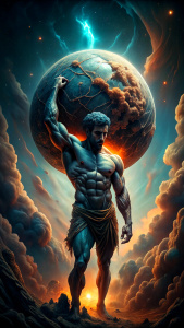 Atlas: Titan Bearing the Sky and His Punishment

Atlas, the Titan bearing the sky in Greek mythology, was punished for siding with Zeus in the Titanomachy war. His story represents not only a powerful being lost in the depths of mythology but also a figure bearing a heavy punishment.