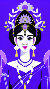 potrait of princess of Indonesia (Sundanese)