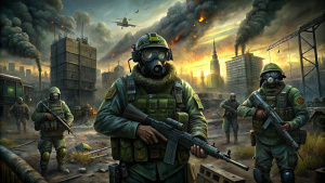 NZO postappo stalker radiation mutants chernobyl weapons gasmask