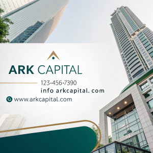ARK Capital contact details: Phone: 123-456-7890, Email: info@arkcapital.com, Website: www.arkcapital.com
