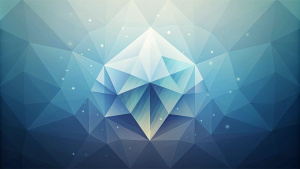 Desktop wallpaper with a plain and simple design, geometric shapes