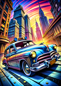 vector  of the vintage  car police patrol of New York ,  ultra detailed comic ,style pop art, style, graffiti style, style watecolor, black background, ready for print t-shirt, style art fabric
RasterIllustrationlevel of detail:extreme , x-wing level of detail extreme

