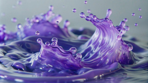 purple liquid wave flowing