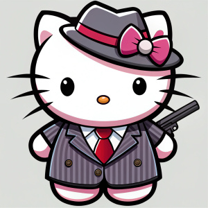 hello kitty gangster