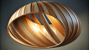 wooden ply balcony light