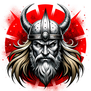 viking perfect realistic art, high-definition, high-definition grey and black, white background 