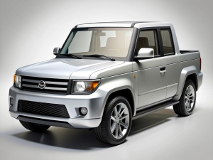  
Electric luxurious brutal sport pick up car 