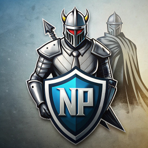 N I P logo , knight withface shadowed, holding helmet, looking out ,behind shield of N I P ,in a suit 
Cleveland Ohio Marketing, management, Consulting 
Convey, strength, dependable, dignity, integrity, honor, Black owned,loyal service 