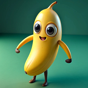 very cute banana