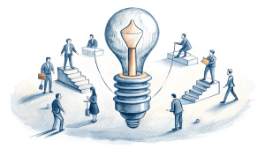 People Power, Synergy of Strategic goals, Thinking and Business Systems, Sketch format