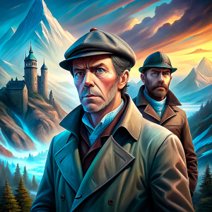 russian sherlock holmes as vasily livanov and watson near the high tor   