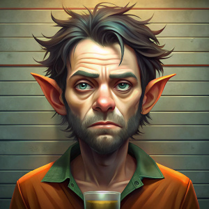 avatar picture of a drunk kid mug shot 