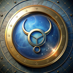 Taurus figure on astro map 