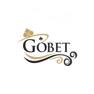 Sophisticated logo design for GOBET. Gold and black color scheme, elegant font style.
