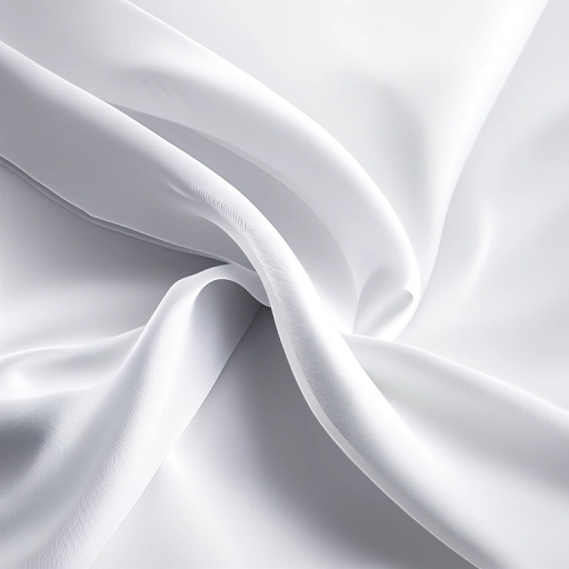 Product picture of white blanket fabric, soft fabric ,realistic image