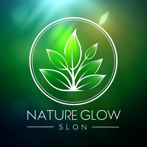 the logo of the spa salon "NatureGlow"