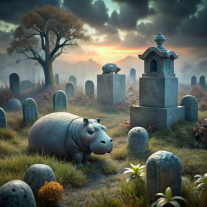 grave yard of the hippopotamus by Bruno Pontiroli and John Morris
