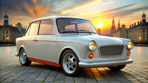 One car, supercar, new concept, Racing,  Hot Rod und Trabant style