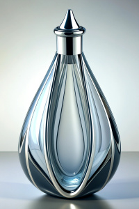 clean futuristic tequila bottle