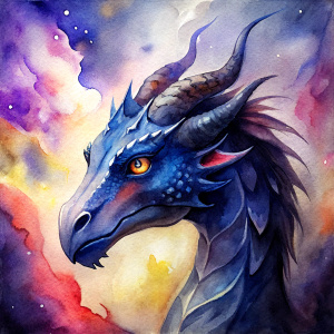black dragon icon for videogame