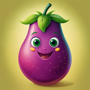 cheerful eggplant